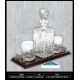 Square Decanter with Tray and 2 Glasses